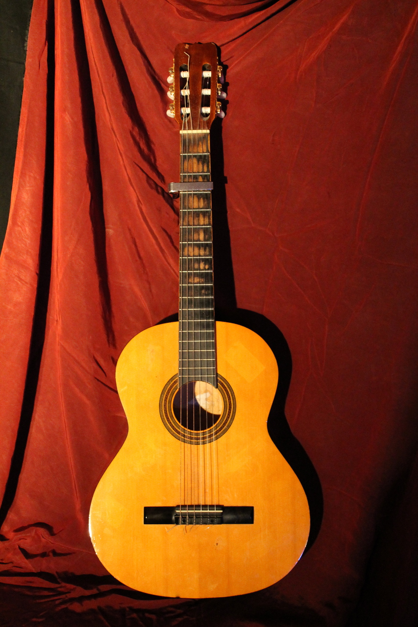 instrument de musique joué dans le spectacle jeune public, le rêve d'Ambre, la guitare