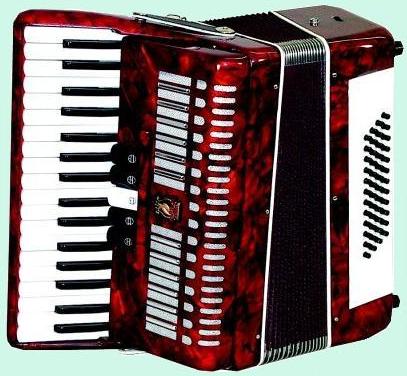 instrument de musique joué dans le spectacle jeune public, Éole maître des vents: l'accordéon