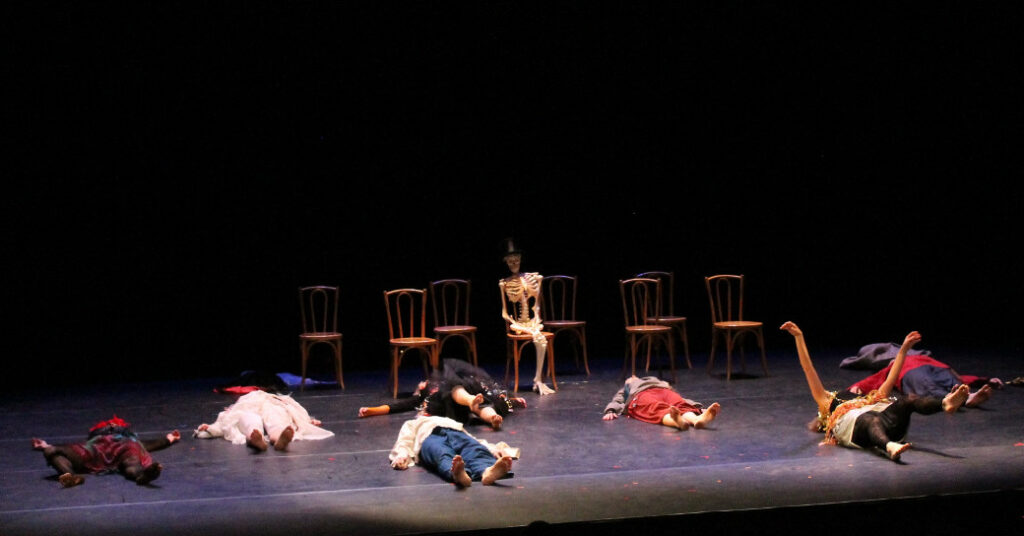 Photographie spectacle Baroccos, compagnie Oiseau Lyre, Théâtre d'Auxerre