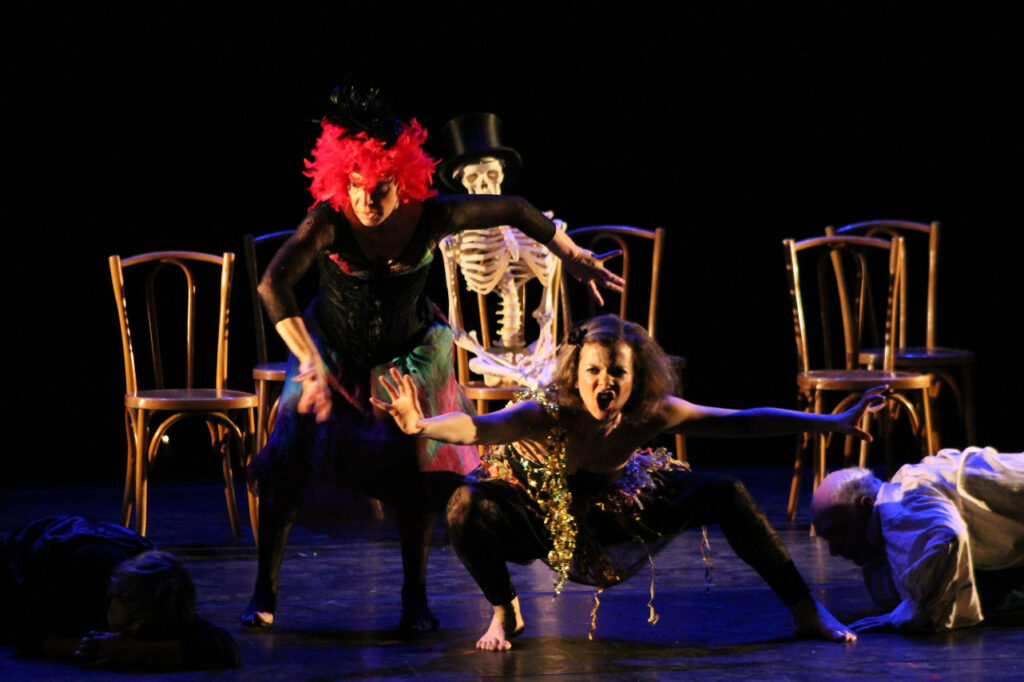 Photographie spectacle Baroccos, compagnie Oiseau Lyre, Théâtre d'Auxerre